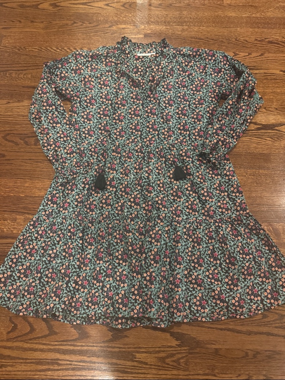 Anthropology Roller Rabbit Stars and Moons Tiered Dress Size Medium